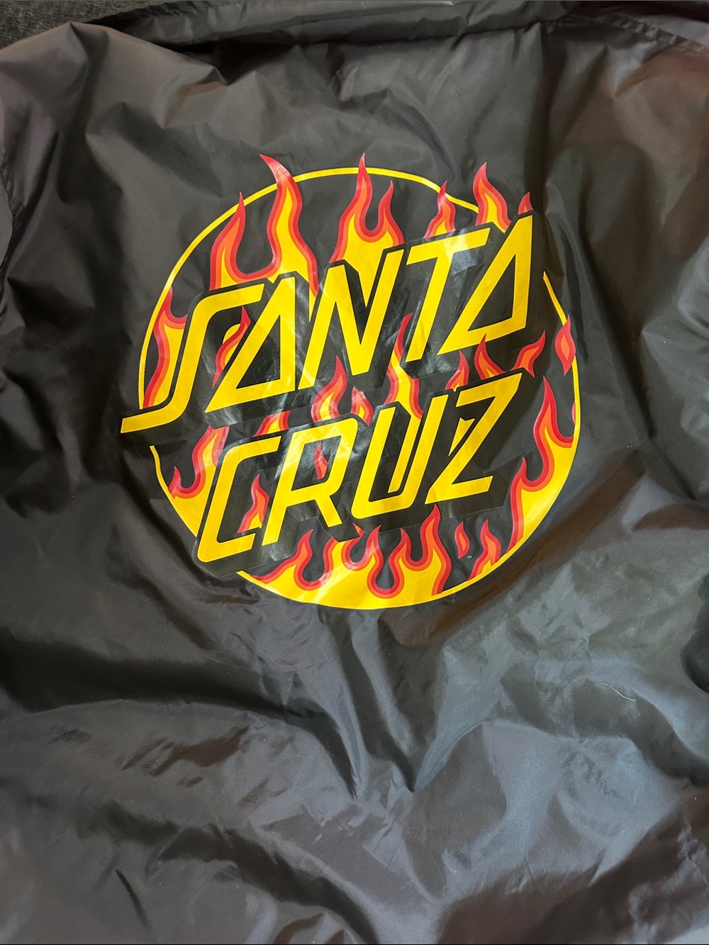 Santa Cruz Skateboards/Thrasher mens size large windbreaker worn a couple times